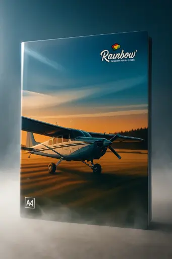 Rainbow A4 Soft Notebook (240 Pages)