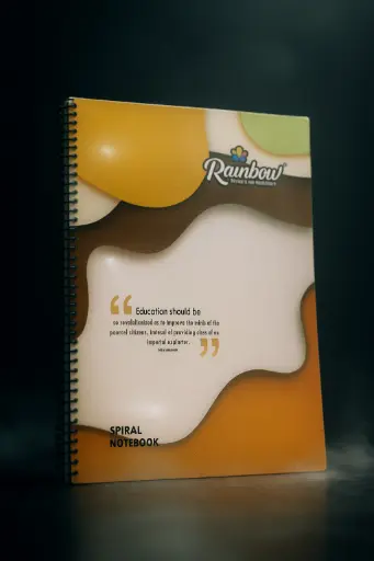 Rainbow A4 Size Spiral Notebook(400 Pages) 