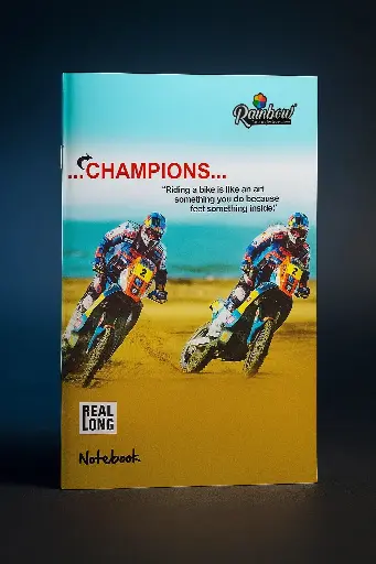 Rainbow Real Long Notebook(172 Pages) Pack of 3